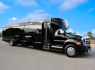Executive Limo Bus – Limo Party Bus – Black