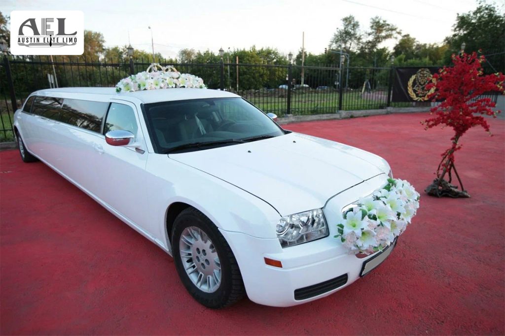 Wedding limo in Austin